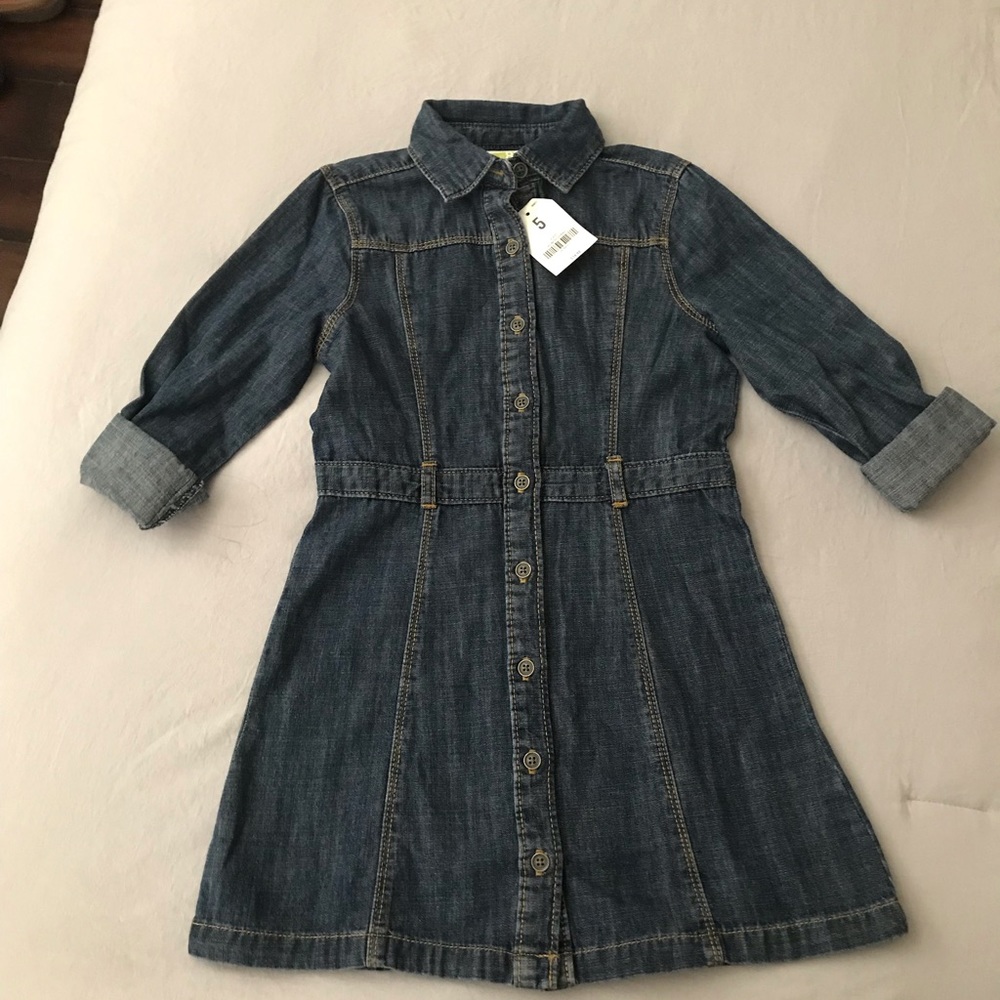 DENIM DRESS/SIZE5 5